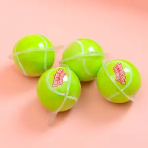 Vente en gros de bonbons en forme de boule de sport avec confiture de fruits