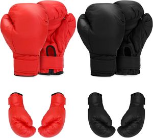 2 pares de guantes de boxeo para hombres y mujeres, guantes de entrenamiento de boxeo adecuados para principiantes y niños, guantes de combate de cuero a prueba de golpes - Product Image 6