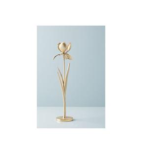 Porte-bougie en métal de luxe avec design étoile dorée, élégant support pour bougie conique, pour la décoration de la maison, des mariages, des fêtes de Noël et des tables - Product Image 3