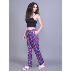 Pijama de Algodón Suave Estampado con Bolsillos, Cierre de Botones y Cintura Elástica, Diseño Animal, Talla XS - Product Image 5
