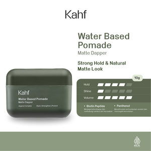 Pommade coiffante mate Kahf à base d'eau 70 g, complexe d'argan, pour renforcer et protéger les cheveux, tenue forte et aspect naturel. - Product Image 4
