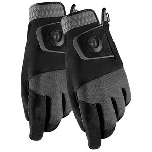 Piel de oveja de alta calidad, guantes de Golf de piel de cordero de Color negro suave, guantes transpirables con logotipo personalizado para golfistas para todo tipo de clima - Product Image 1