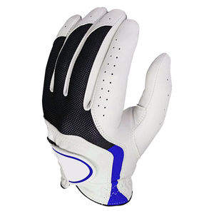 Envío Directo OEM logotipo personalizado Color Golf guante suave dedo completo cuero de alta calidad mano izquierda derecha GUANTES DE Golf piel de oveja - Product Image 6