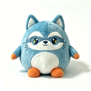 Peluche de Dragón Azul Personalizado con Alas Púrpuras y Vientre Arcoíris de 31cm-50cm, Animal de Peluche Suave Unisex para Niños de 2 a 4 Años - Product Image 6