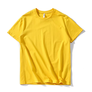 Camiseta de Algodón Casual Holgada para Hombre, 200 Gramos, Color Sólido, Uniforme de Trabajo Básico, Logotipo Personalizado, 100% Algodón, 180 Gramos de Peso de Tela - Product Image 2