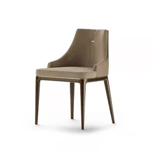 Dining chair with modern design, unique design, kitchen chair using sturdy heat-pressed billet