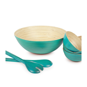 Cuenco de bambú hecho a mano duradero con aspecto de madera natural para cenar, servir y uso doméstico ecológico-Cuenco de bambú de Vietnam - Product Image 4