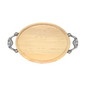 Bandeja de servicio de madera con diseño personalizado, bandeja de servicio de madera decorativa hecha a mano de lujo, venta al por mayor - Product Image 1
