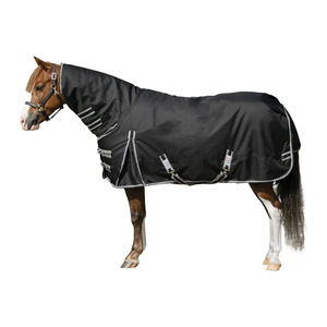 Tapis de retournement pour cheval, couvertures de bouclier de tempête, couture, col en forme scellé et tapis imperméable - Product Image 1