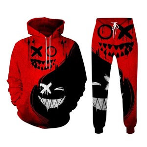 Evil IMP 3D สเวตเชิ้ตมีฮู้ด2ชิ้นพิมพ์ลายแนวสตรีทวินเทจสำหรับผู้ชายแนวสตรีทฤดูใบไม้ร่วง/ฤดูหนาว - Product Image 1