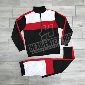 Venta al por mayor de fábrica para hombre 100% poliéster a prueba de viento ropa deportiva chándal 2 piezas Jogger Fitness conjuntos ropa deportiva gimnasio ropa hombres - Product Image 4