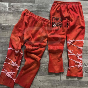 Survêtement imprimé bouffant pour hommes avec sweat à capuche et pantalon à manches longues Nouvelle arrivée Survêtement imprimé bouffant pour hommes - Product Image 4