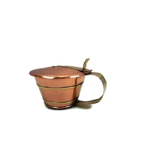 Brass Salt Bowl <b>Storage</b> Spice <b>Box</b> Shiny Polished Restaurants Uses at Reasonable Rate Herb & Spice Tools - Product Image 4