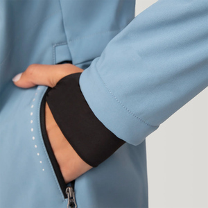 Veste de randonnée légère pour homme Manteau d'hiver entièrement imperméable avec fermeture à glissière Laminé coupe-vent Extérieur Coque rigide - Product Image 6