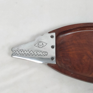 Bandeja de Madera Clásica Hecha a Mano de Alta Calidad, Pulida y Ecológica, con Asa para Decoración del Hogar, Bandeja de Servicio Personalizable, India - Product Image 1