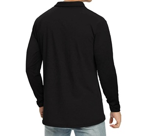 Camiseta con Logotipo Personalizado, Camiseta de Golf de Manga Corta Lisa de Alta Calidad, Camiseta Polo Transpirable de Secado Rápido para Hombre, Venta al por Mayor - Product Image 2