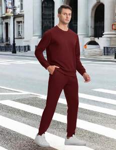 Survêtements pour hommes 2 pièces survêtements tenues de jogging hauts à manches longues pantalons de survêtement survêtements décontractés athlétiques - Product Image 6