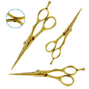 Ciseaux de coiffure professionnels en acier inoxydable avec logo personnalisé pour salon de beauté - Product Image 1