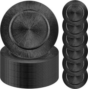 Assiette de présentation élégante en métal pour décoration de banquet de mariage avec un design élégant, parfaite pour une table moderne - Product Image 5