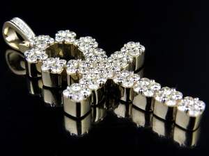 Custom VVS Clarity Moissanite Diamond Studdede In S925 Sterling Silver Hip Hop <b>Cross</b> Pendant For Men - Product Image 2