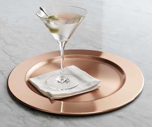 Sustainable American Style Handpainted Serving Trays Dishes Plates Platters for Wedding Meetings at Hotel Banquet with Handles - Product Image 3