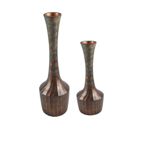 Luxury Homes Aluminum Flower <b>Vases</b> Metal gold color High Quality Best Selling <b>Vases</b> Home Decorative Premium Quality <b>Vases</b> - Product Image 2