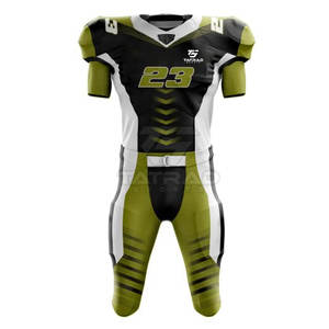 Uniforme de Fútbol Americano para Hombre, Diseño de Moda, Transpirable, de Secado Rápido, Impresión por Sublimación, 100% Poliéster - Product Image 1