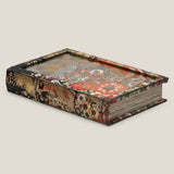 Boîtes à livres décoratives en détresse de style ancien Boîte cadeau en forme de livre en bois de pin personnalisée pour les amoureux de la Sainte Bible