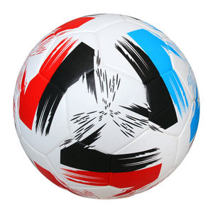 Balón de fútbol de cuero PU tamaño 5 de alta calidad Aiju, fútbol de entrenamiento personalizado para entusiastas de los deportes, fútbol oficial personalizado OEM - Product Image 1