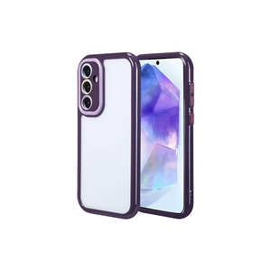 Coque en silicone translucide Netzy pour Samsung Galaxy A55 A53 A34 - Protection d'appareil photo antichoc, silicone souple, série Vitamin - Product Image 1
