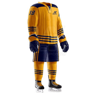 Uniforme de Hockey sobre Hielo Personalizado Profesional 2026, Ligero, de Manga Larga, para Jugador - Product Image 3