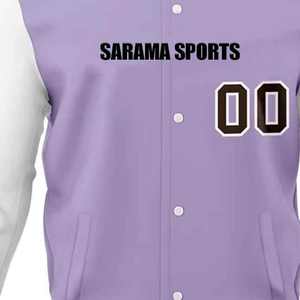 Chaqueta Universitaria de Satén OEM con Cierre de Botones a Presión, Chaqueta Universitaria de Alta Gama, Fabricante de Bordados Personalizados - Product Image 5