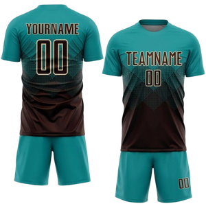 Uniformes de football pour hommes de qualité supérieure conception par sublimation personnalisée en usine chemise de football unie de haute qualité vêtements d'équipe - Product Image 2