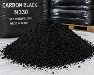 Negro de Carbón N330, Grado Industrial, Polvo, Agente Auxiliar Químico, Bolsa a Granel, para Goma, Plástico, Impresión, CAS No. 1333-86-4 Número EINECS - Product Image 1