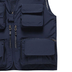 Chaleco Cargo transpirable de alta calidad para hombre, chaleco informal con múltiples bolsillos para exteriores, para invierno, senderismo, ropa exterior cómoda - Product Image 4