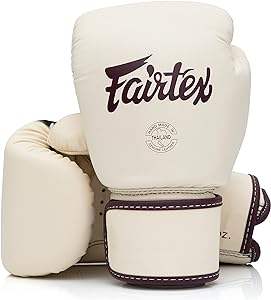 Guantes de Boxeo Estilo Vintage Fairtex, Guantes de Entrenamiento de Cuero Genuino para Sparring - Product Image 3