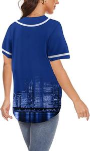 Bulk Custom Baseball Jersey High-Quality Polyester Baseball Uniform with Printed <b>Names</b> & Numbers Private Label Available - Product Image 6