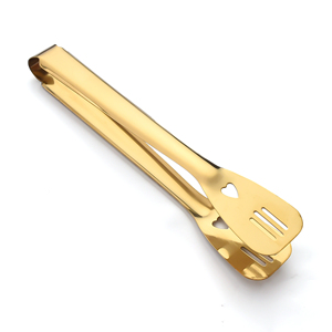 Pinzas para Freír de Primera Calidad, Chapadas en Oro, para Cocinar y Servir, Pinzas Resistentes para Freír en Aceite y para la Cocina - Product Image 3