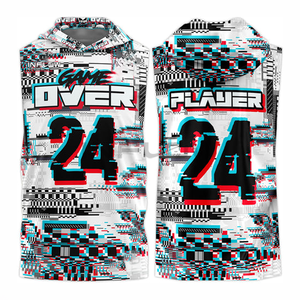 Maillot de football de style américain 7v7, vente en gros, OEM, polyester, élasthanne, uniforme de football personnalisé sublimé, ensemble 7 contre 7 - Product Image 3