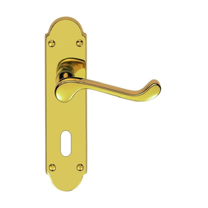 100% qualité IB 394 levier en laiton plaque de levier de profil ovale pour porte et matériel de bureau à domicile exportateur indien - Product Image 4