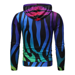 Sweats à capuche extérieurs légers pour hommes de haute qualité nouveau motif solide hiver cordon Sublimation sweats à capuche Techniques teintes unies - Product Image 2