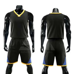 Uniforme de basket-ball sans manches personnalisé pour hommes avec les noms et les numéros des joueurs d'équipe, respirant, de haute qualité, ensembles légers - Product Image 1