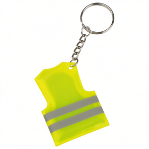 Portachiavi Personalizzato MIRIAM a Forma di Gilet di Sicurezza, Moschettone Promozionale Personalizzabile - Product Image 3
