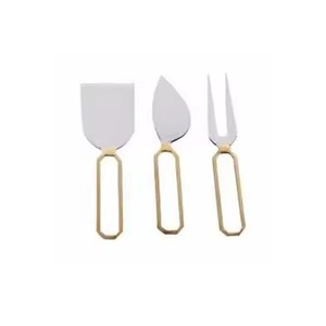 Ensemble de couteaux à fromage en acier inoxydable avec fourchette décorative, épandeur, trancheur, couleur personnalisée, passe au lave-vaisselle - Product Image 6