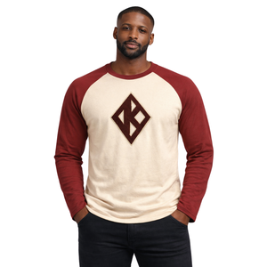 Camiseta de Manga Larga Raglán Neutral con el Logotipo de Kappa Alpha Psi, 1911, Algodón, Camiseta de Fraternidad Griega, Proveedor Autorizado, Ropa Nupe - Product Image 1