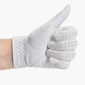Guantes de golf de piel de oveja de cordero transpirables Premium de nuevo estilo para hombre, mano izquierda y derecha blanca para deportes - Product Image 4