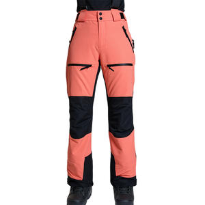 Pantalones de esquí impermeables para mujer con opciones de etiquetado y marca de logotipo de carcasa transpirable de fabricación OEM de ajuste personalizado - Product Image 1