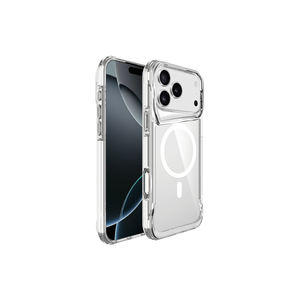 Étui en silicone transparent compatible MagSafe de la série ATA T-Max pour iPhone 17 Pro Max, antichoc, dos A34 A03S A24 A22 A12 - Product Image 1