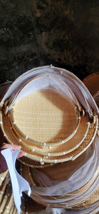 HOT SALE Blue Lotus Bamboo Handmade Tray 2025 Handmade Serving Tray For Restaurant - Product Image 6