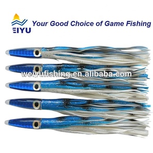 Oem 9 אינץ פלסטיק רך מלאכותי שרף ראש תמנונים טונה מרלין טרולים דיג מפתה - Product Image 5